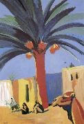 unknow artist Egypt palm France oil painting artist